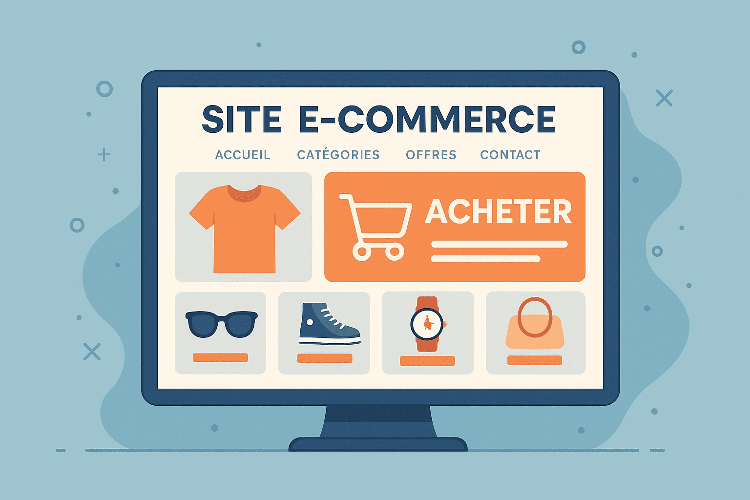 Exemple site e-commerce